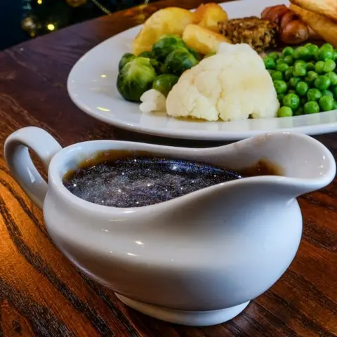 Green King Glitter gravy