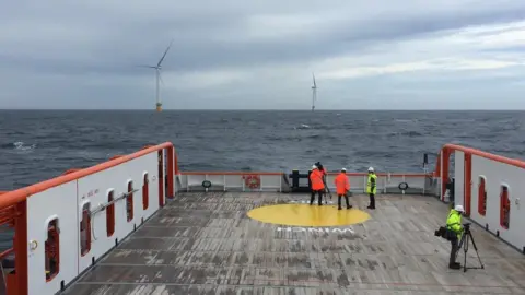 Turbines off Peterhead