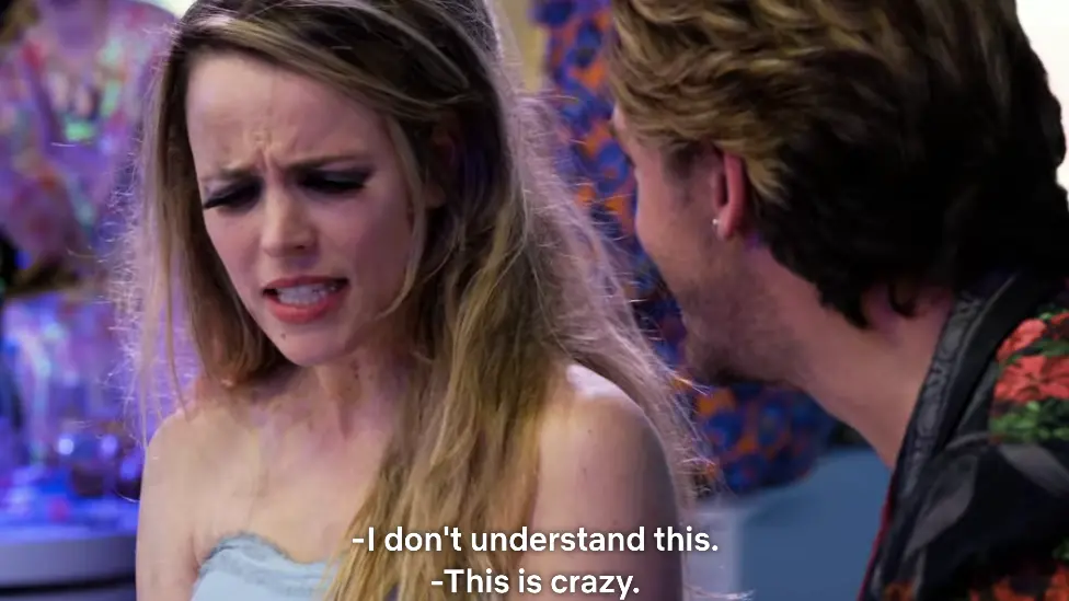 Netflix Rachel McAdams and Dan Stevens in Eurovision: The Story of Fire Saga