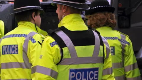 BBC Police wearing jackets