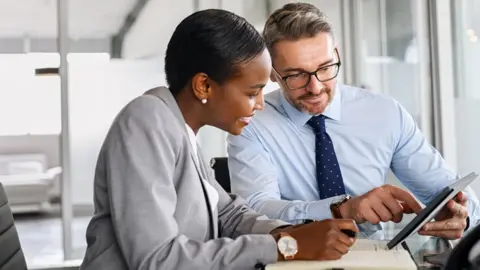 Getty Images Stock photo of accountants at work