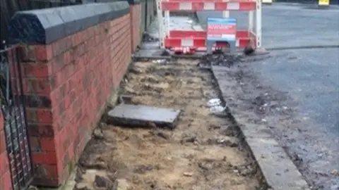 Leeds City Council Stolen paving stones
