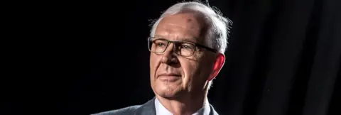 EPA Jiri Drahos arrives for a political debate in Radonice, Czech Republic, 4 January 2018