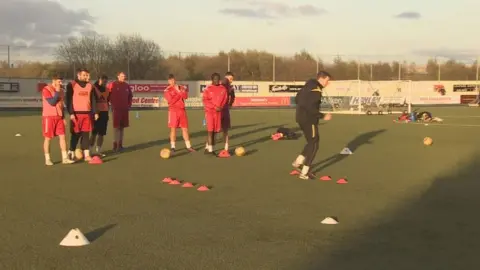 Brechin City training
