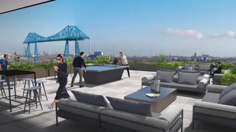 Logic Architecture Artists impression of the view