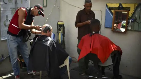 Getty Images Barber in Caracas