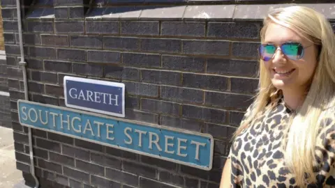 BBC Megan Wheeler on Southgate Street