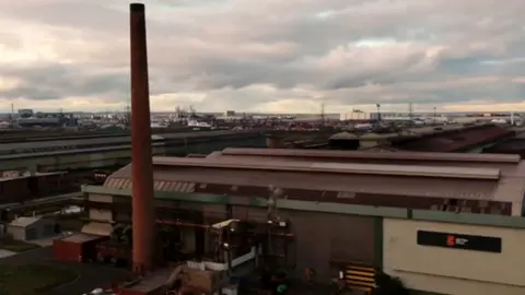 British Steel's site at Teesside