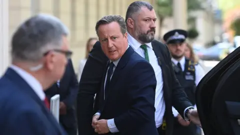 EPA David Cameron at the Inquiry