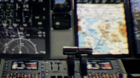 VARJO Plane cockpit at lower resolution