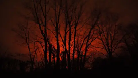 David Holland Fire on Dartmoor