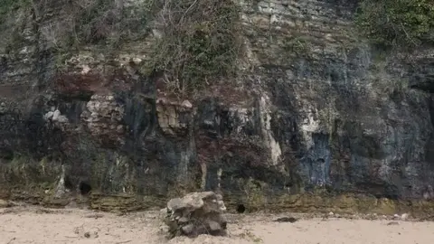 RNLI A giant boulder