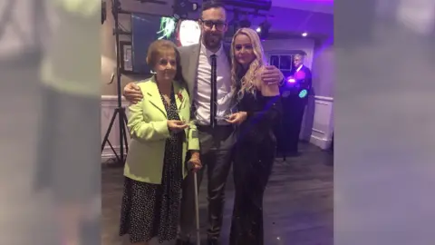 Andrew Edwards Andrew with his mother before she died