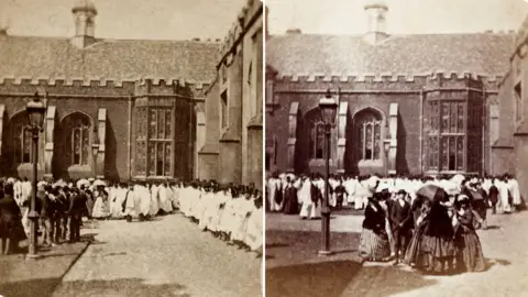 St John's College, Cambridge The consecration of the new chapel, 12 May 1869