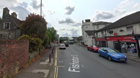 Google Fisherton Street, Salisbury