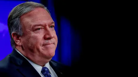 Reuters Secretary of State Mike Pompeo during news conference on 7 January