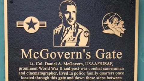 Joseph McCabe Plaque in honour of Col McGovern