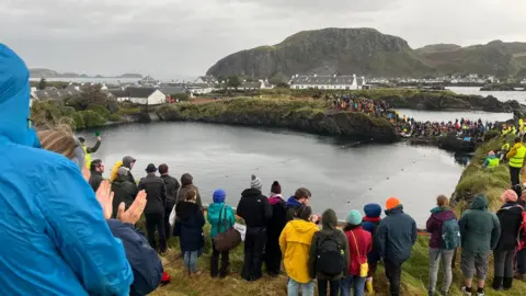 Stone skimming championships
