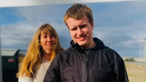 Family photo A photo of Mum Christine and son Elliot