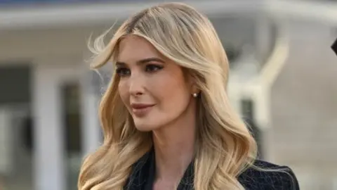 Ivanka Trump arrives at court in New York on 8 November 2023