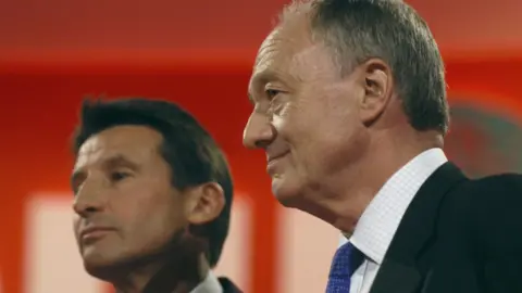 Jeff Overs Lord Coe and Ken Livingstone