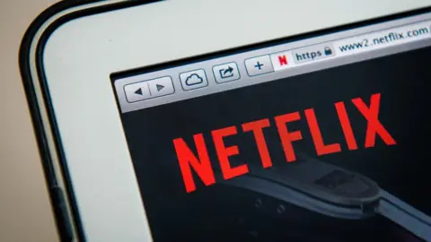 Getty Images Netflix on a tablet computer