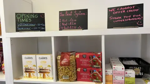 Food pantry in Glasgow