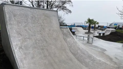 Richard Youle Ramp in the skate park