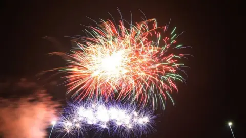 PA fireworks display