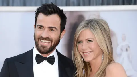 Getty Images Justin Theroux and Jennifer Aniston