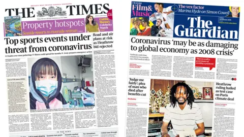 The Times and the Guardian