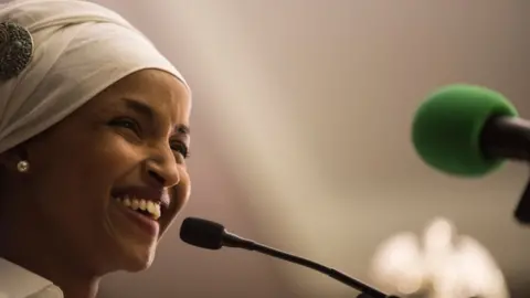 AFP Ilhan Omar at a press conference