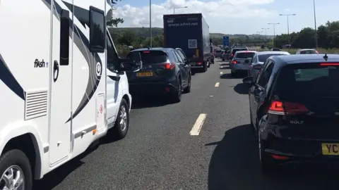 Elliot Smither Queues for Eurotunnel on Saturday