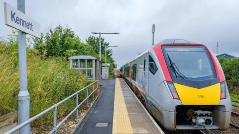 Greater Anglia Train at Kennett station