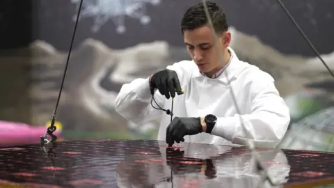 Intuitive Machines Engineer working on Nova-C