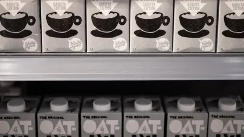 Getty Images Oatly cartons