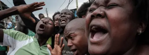 AFP Opposition supporters celebrate in Nairobi