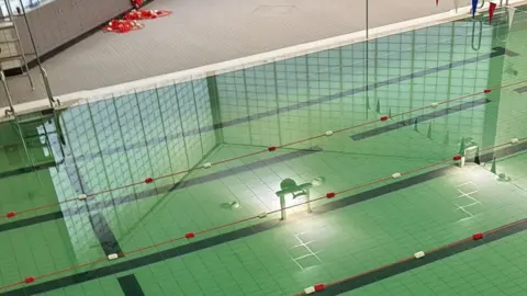 James Read The pool in Dunstable leisure centre