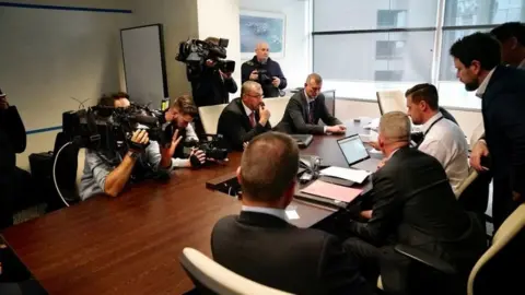 ABC News ABC lawyers with police officers