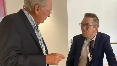 Seán Fitzsimons US Senator Tom Harkin and organiser Seán Fitzsimons