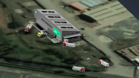 Onnu Mock-up of hub in Madley