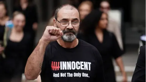 Andrew Malkinson outside court