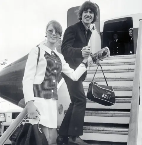 Getty Images Pattie Boyd and George Harrison