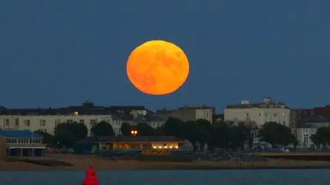 Alison Treacher Hunter's Moon over Southsea