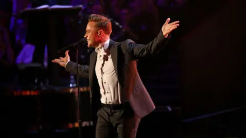 Olly Murs performing