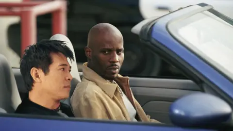 Alamy DMX and Jet Li in the 2003 movie Cradle 2 The Grave