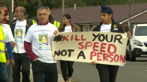 Residents march over safety in Beechdale