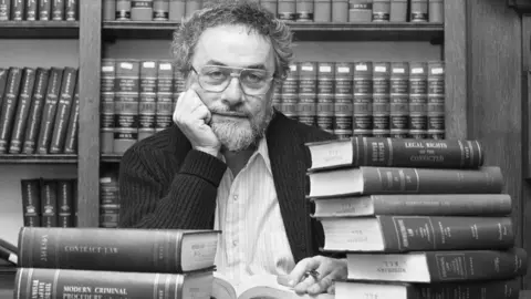 Getty Images Adrian Cronauer, pictured in a 1988 black and white photograph
