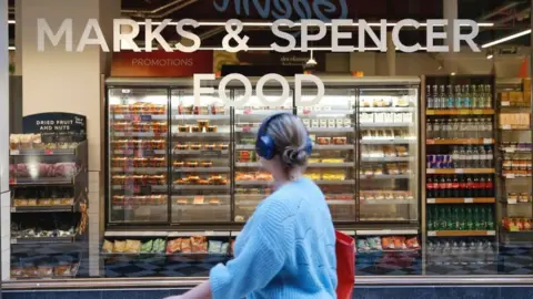 Getty Images M&S food store