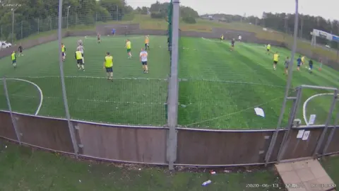Goals football CCTV
